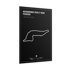 Autodromo Enzo e Dino Ferrari Track Poster