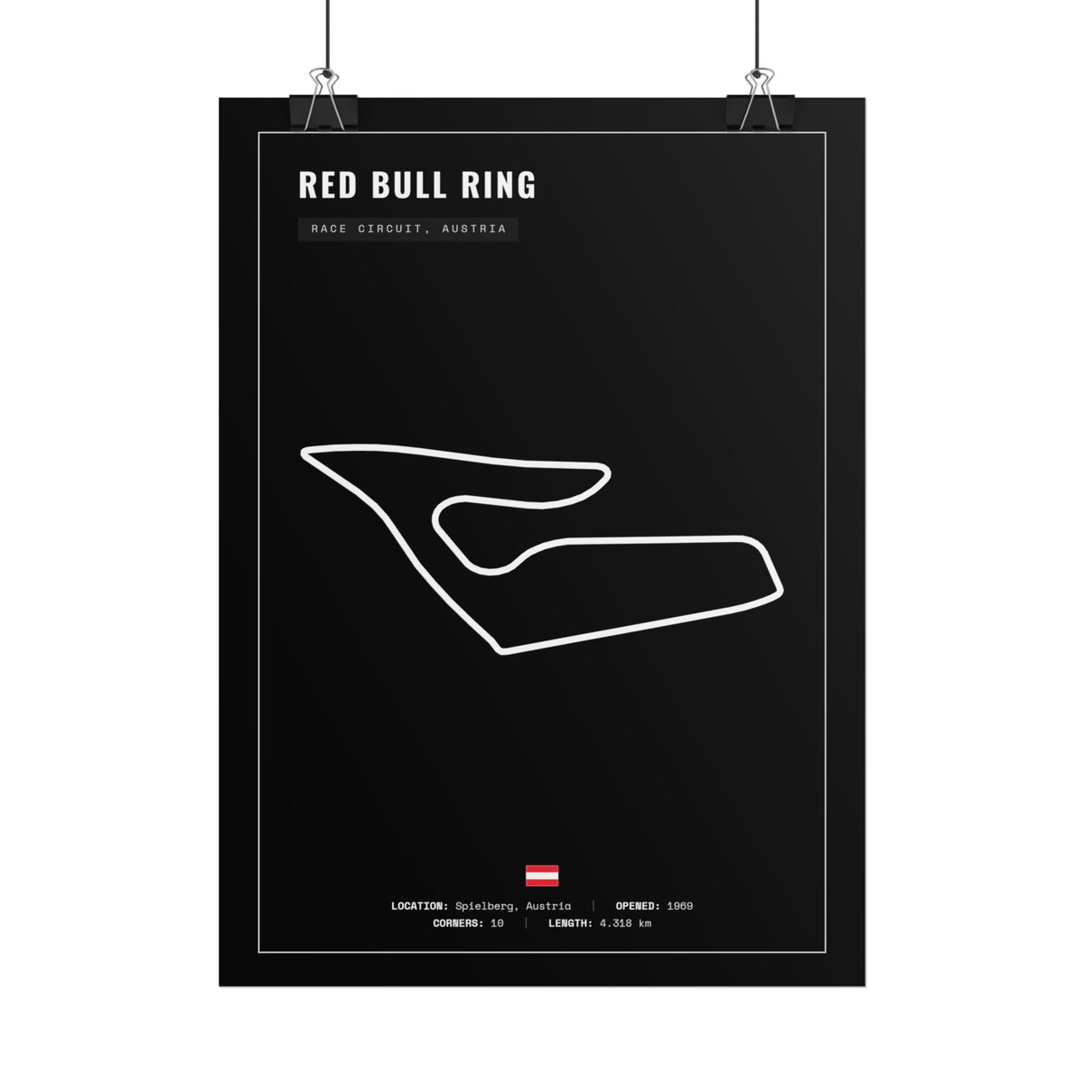 Red Bull Ring Poster