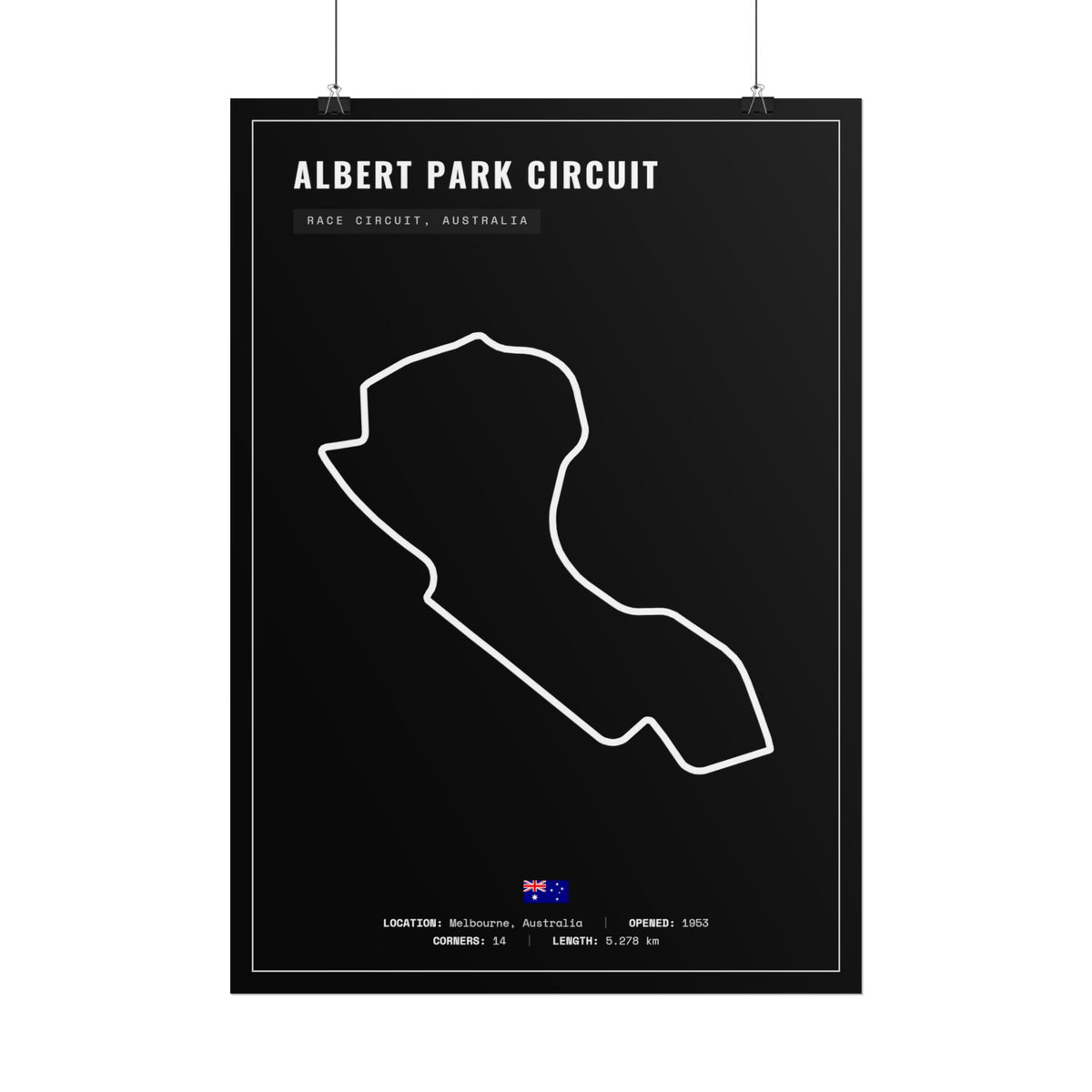 Albert Park Circuit Poster