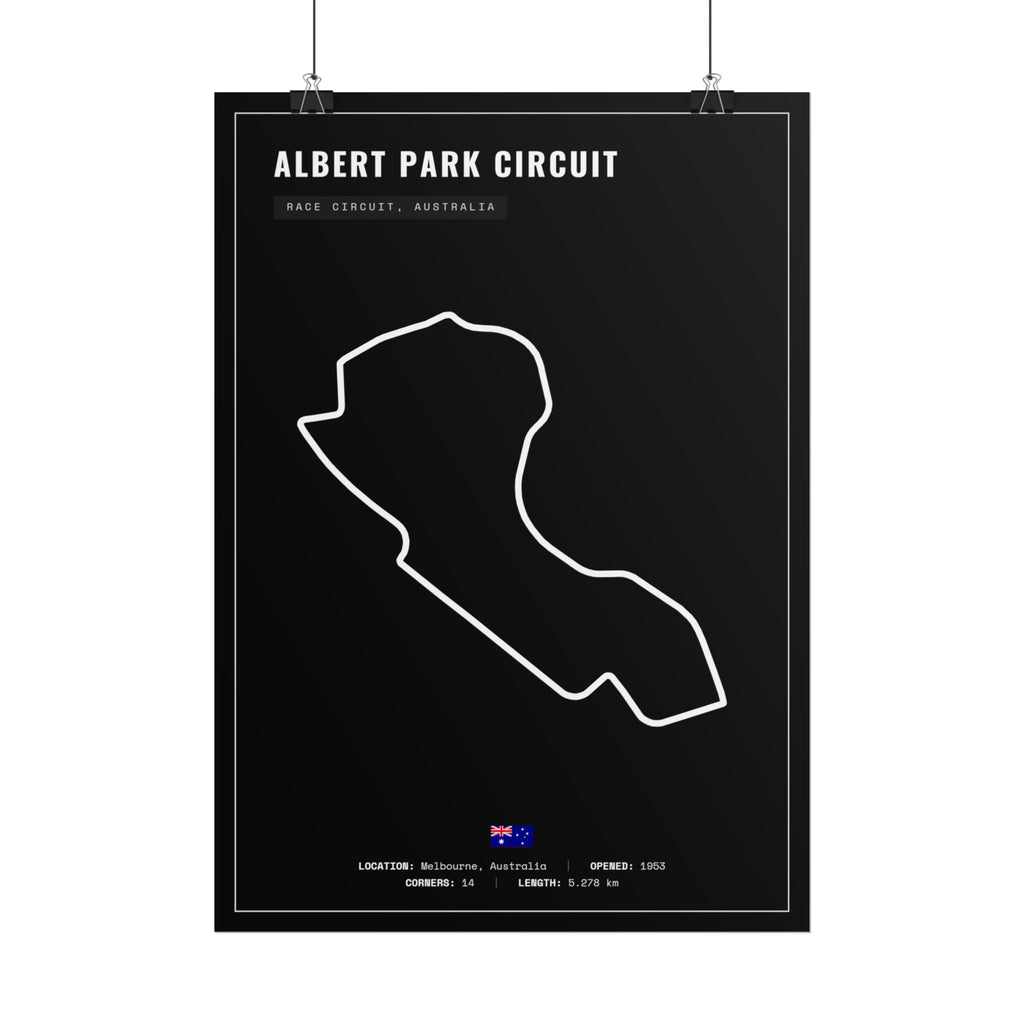 Albert Park Circuit Poster