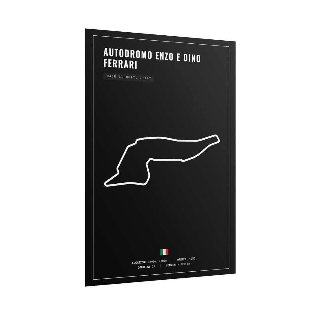 Autodromo Enzo e Dino Ferrari Track Poster