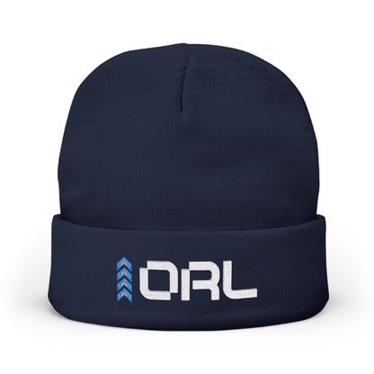 Overtake Racing League Embroidered Knit Beanie