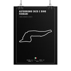 Autodromo Enzo e Dino Ferrari Track Poster