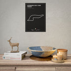 Autodromo Enzo e Dino Ferrari Track Poster