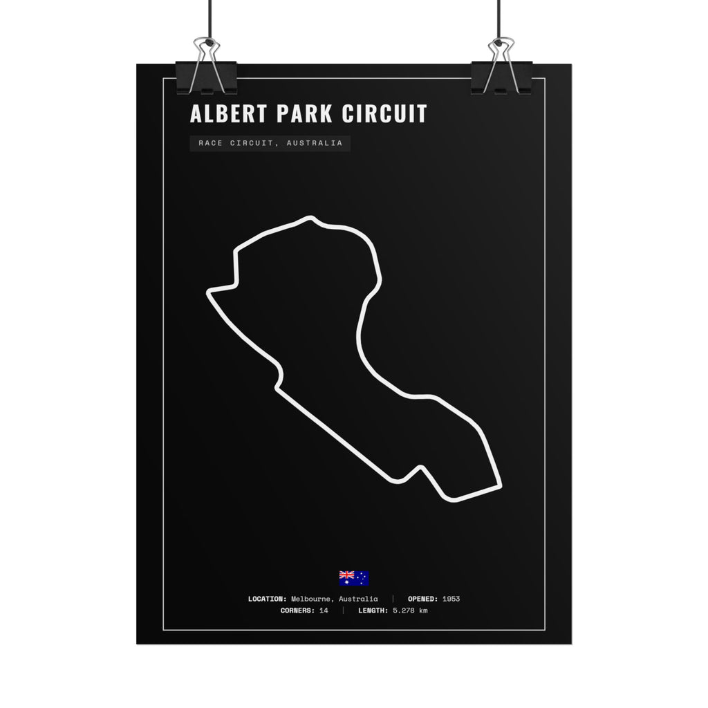 Albert Park Circuit Poster