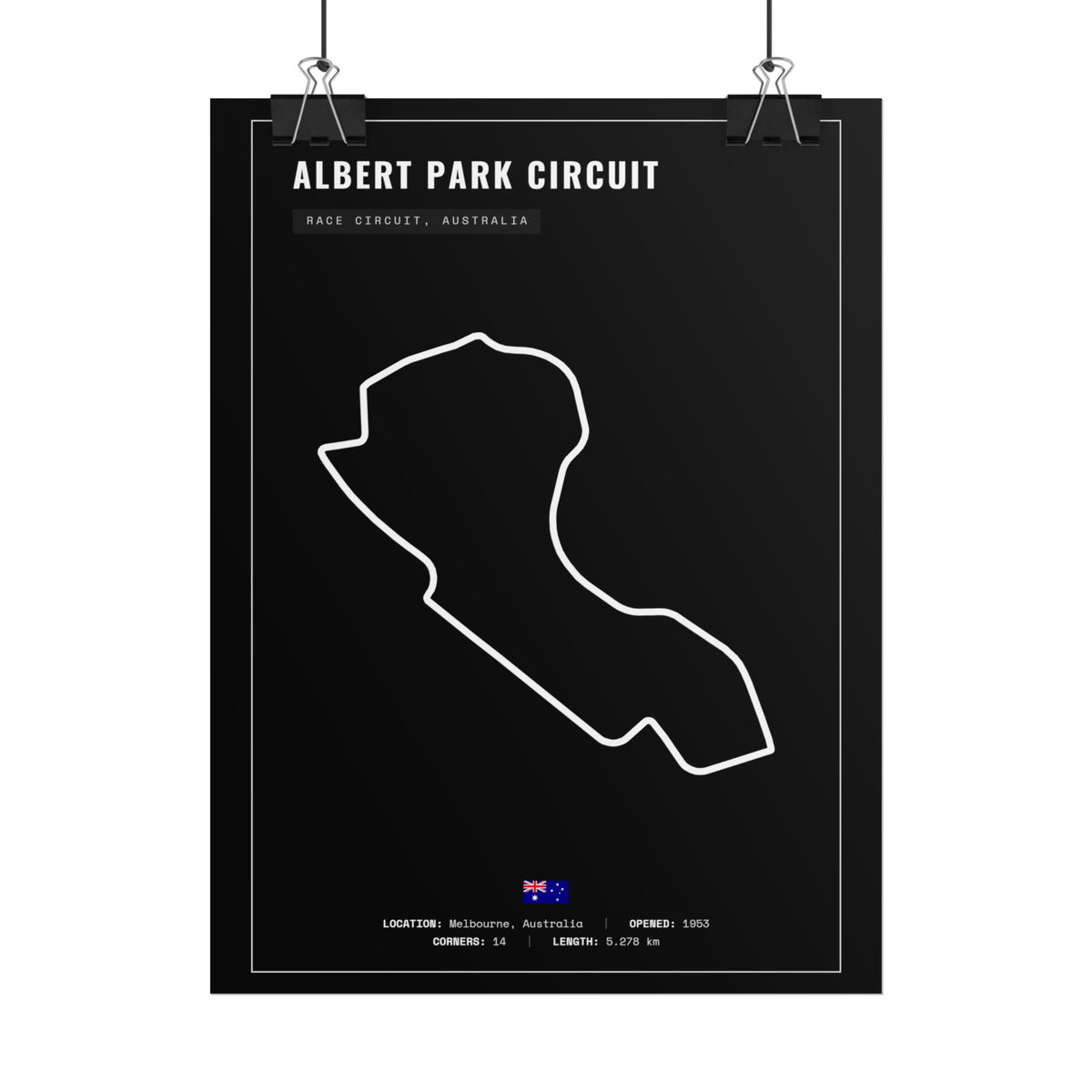 Albert Park Circuit Poster