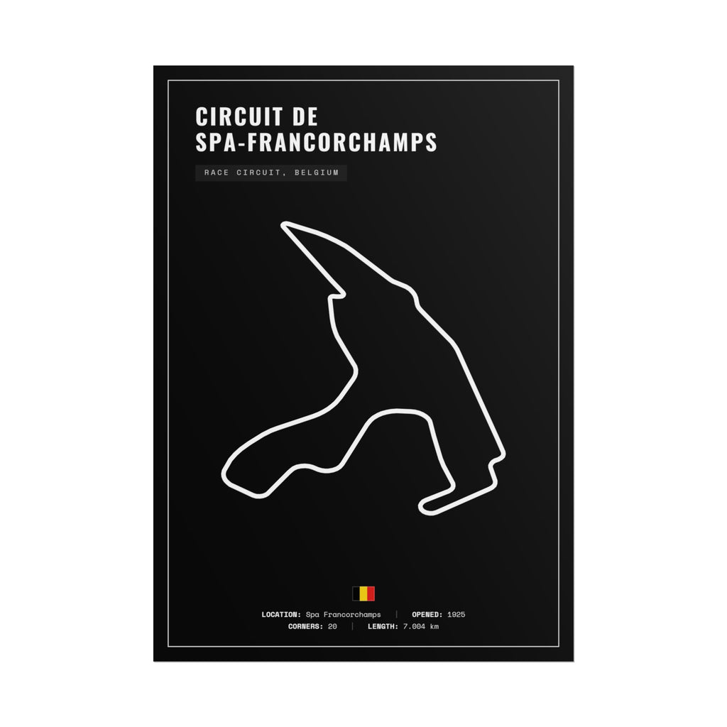 Spa-Francorchamps Poster