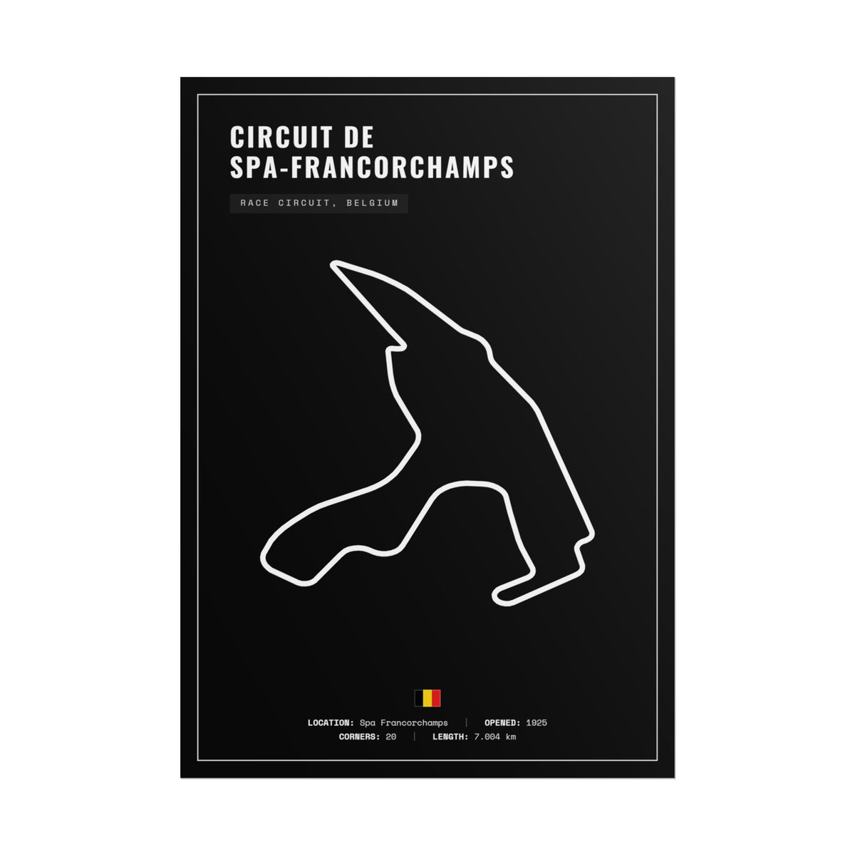 Spa-Francorchamps Poster