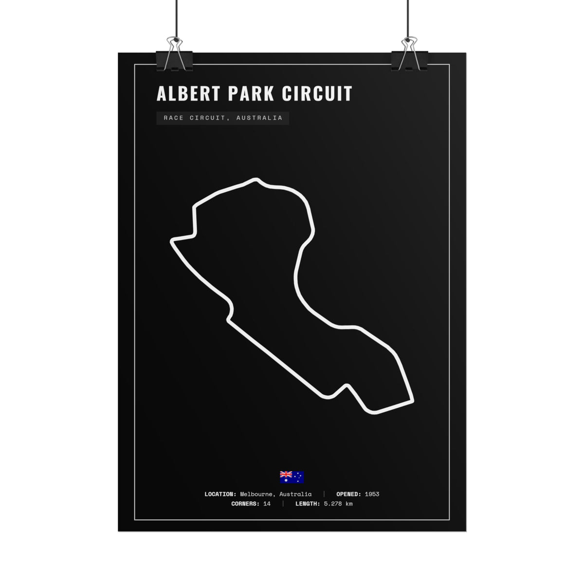 Albert Park Circuit Poster
