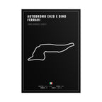 Autodromo Enzo e Dino Ferrari Track Poster