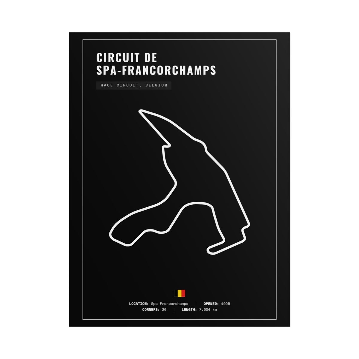 Spa-Francorchamps Poster