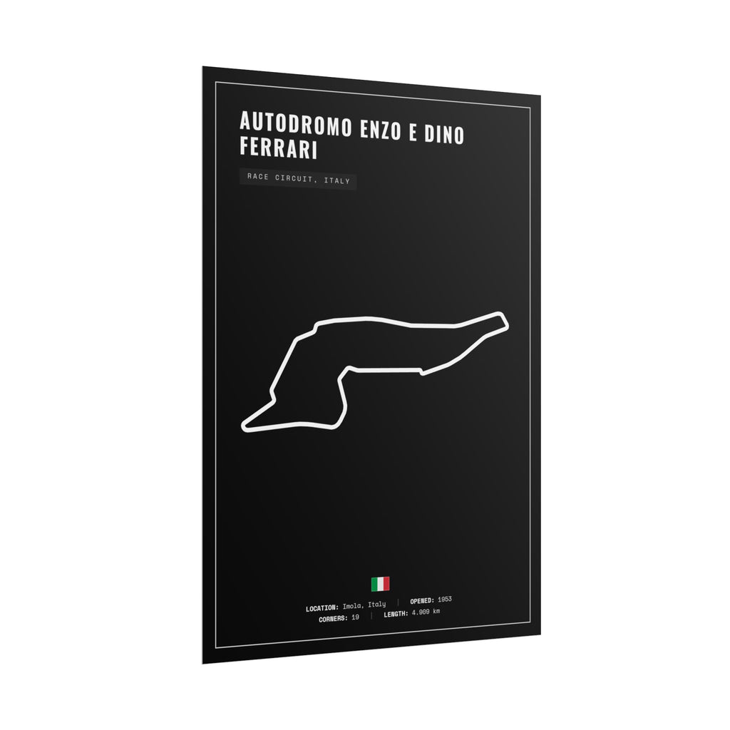 Autodromo Enzo e Dino Ferrari Track Poster