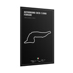 Autodromo Enzo e Dino Ferrari Track Poster