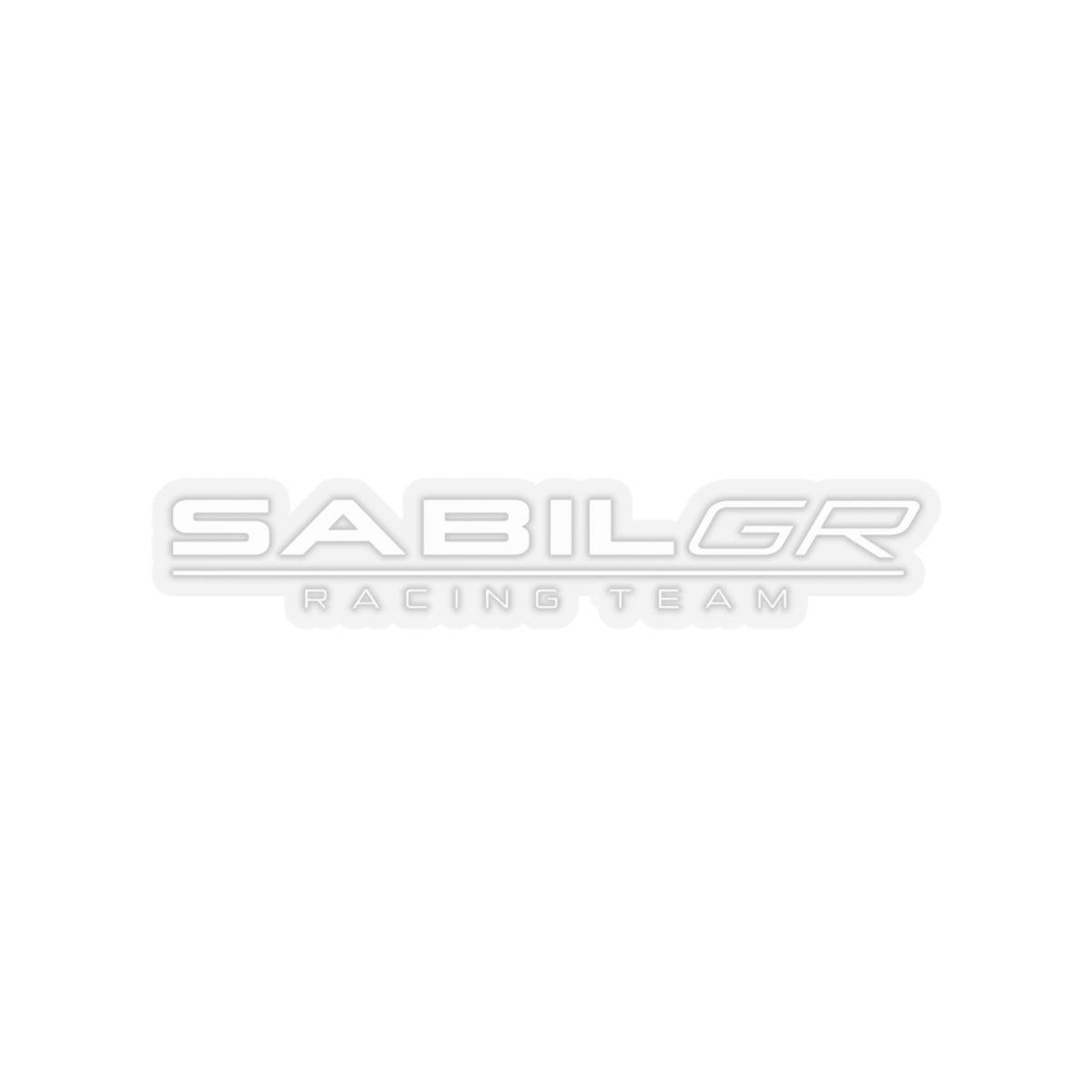 SABILGR Racing Team White Sticker