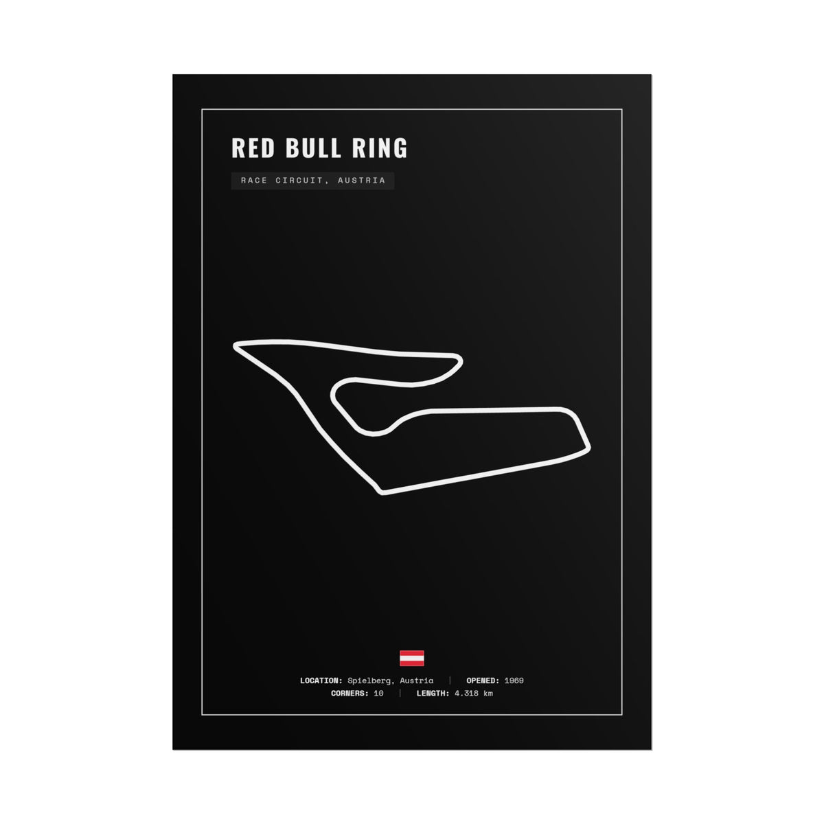 Red Bull Ring Poster